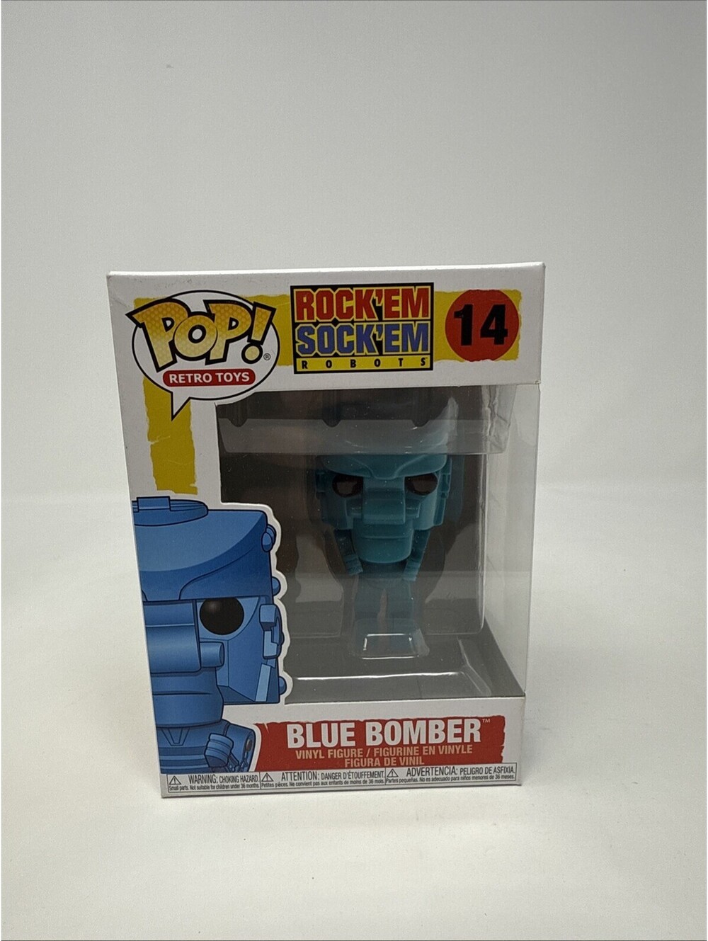Funko Pop Retro Toys Rock’Em Sock’Em Robots Blue Bomber #14